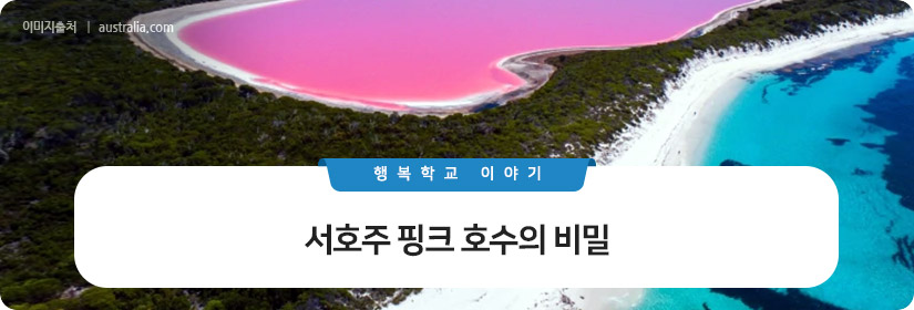 서호주 핑크 호수의 비밀